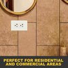Faith Duplex Receptacle Outlet, Non-Tamper-Resistant 3-Prong Outlet Receptacle, 3-Wire, White, 10PK SSRE4-WH-10